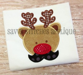 Reindeer Mustache